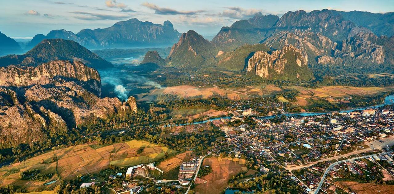 Consiana Hotel Vang Vieng Exterior foto